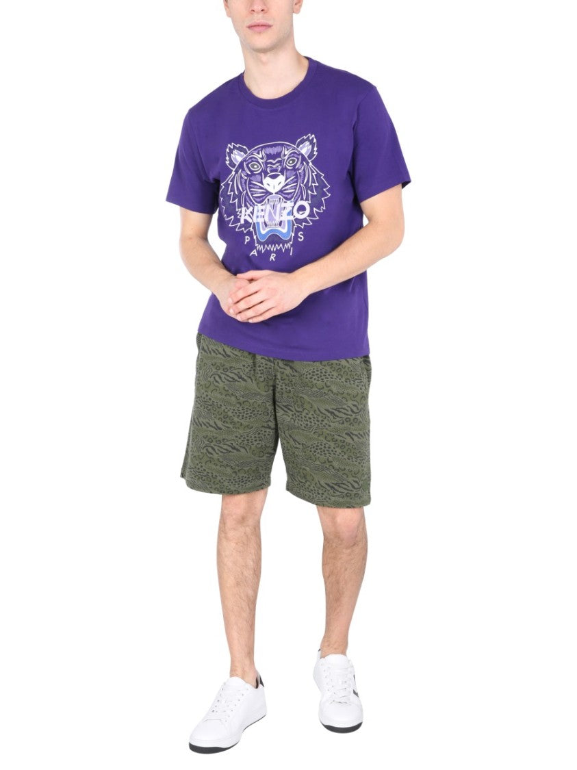 Kenzo Mid-Thigh Bermuda Shorts