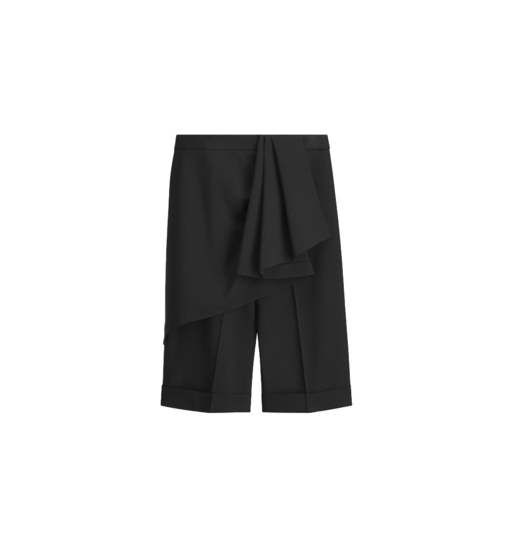 Christian Dior Asymmetrical Wrap Knee-Length Pants