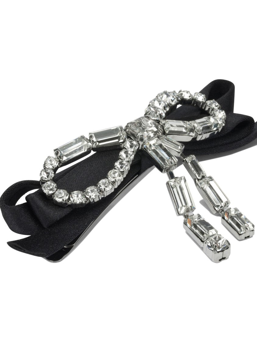 Jimmy Choo "Crystal Bow" Hair Clip
