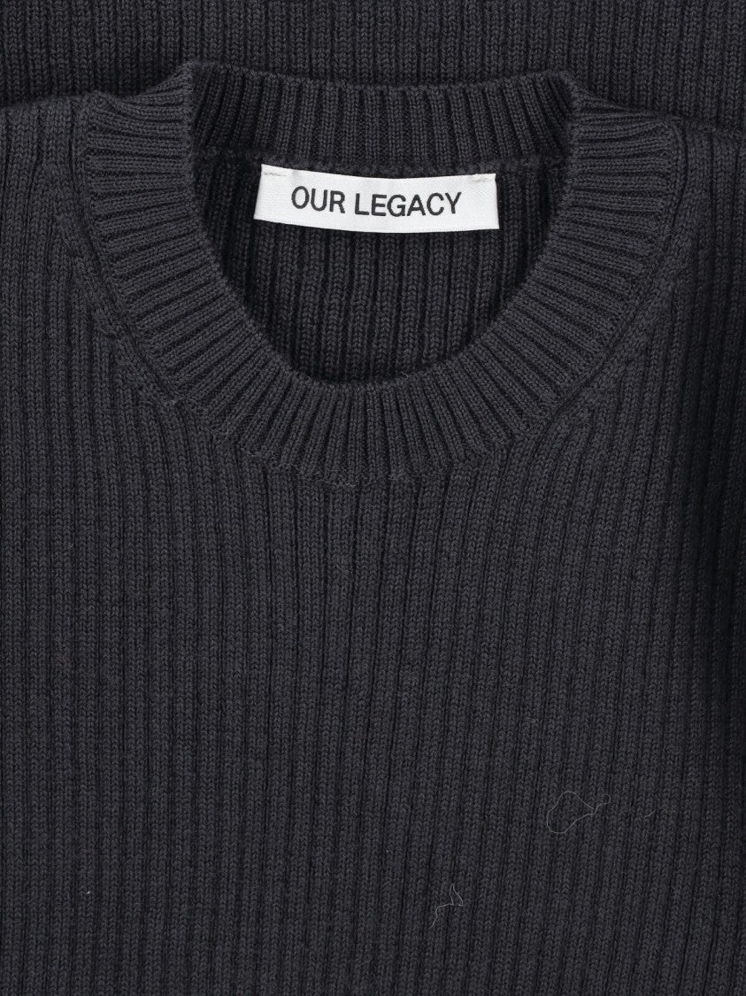 Our Legacy Compact Roundneck Sweater – Black