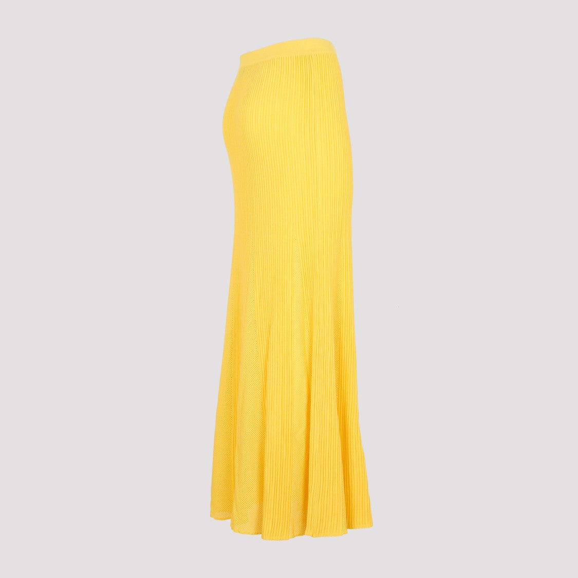 Gabriela Hearst Yellow Wool Eula Skirt