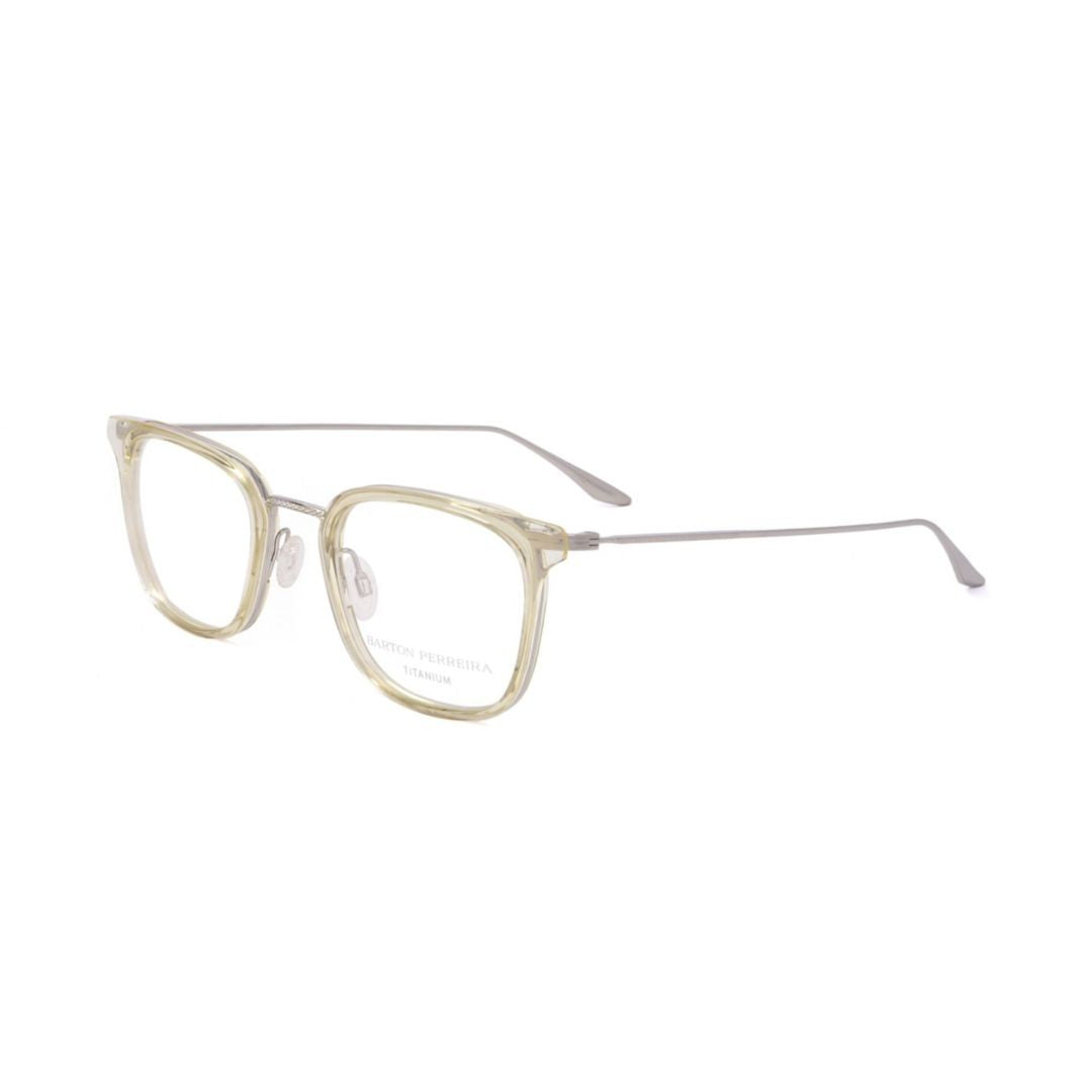 Barton Perreira Bp5090 490Lm Translucent Light Beige Acetate Sunglasses With Metallic Temples