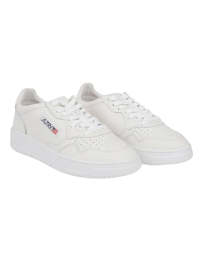 Autry Medalist Low Top Goat Skin Sneakers