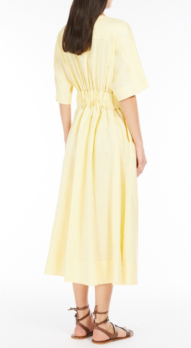 Max Mara Midi-Length Dress With V-Neckline