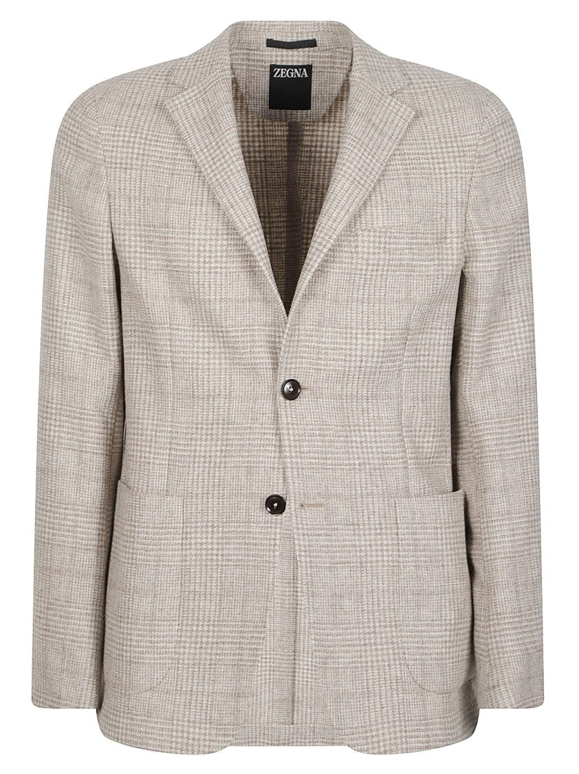 Zegna Lux Tailoring Wool-Cashmere Blazer