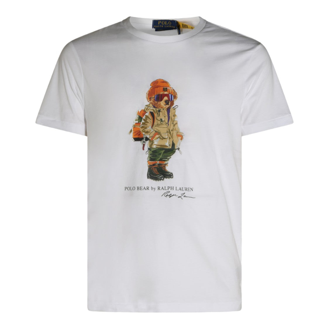 Polo Ralph Lauren Short-Sleeve Graphic T-Shirt With Outdoor Bear Motif