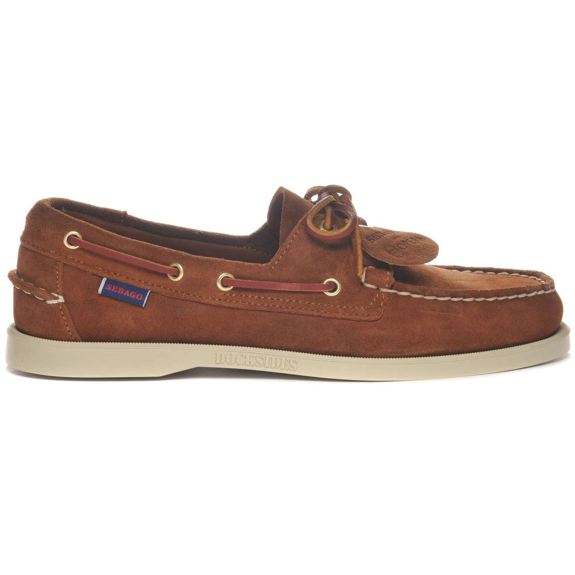Sebago Italian Suede Moccasins With Hand-Stitched Detailing