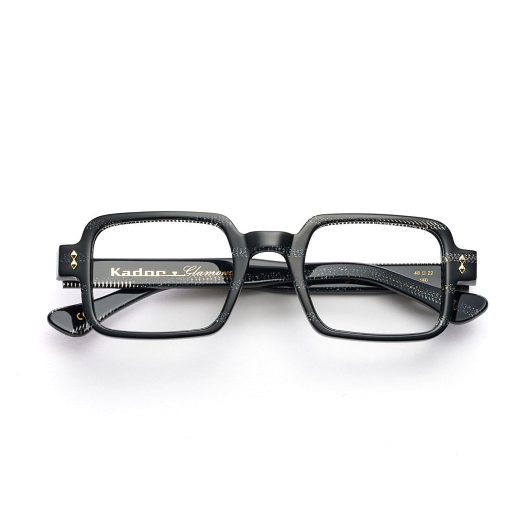 Kador Kolette Glamour Bold Rectangular Frame Sunglasses With Glossy Finish