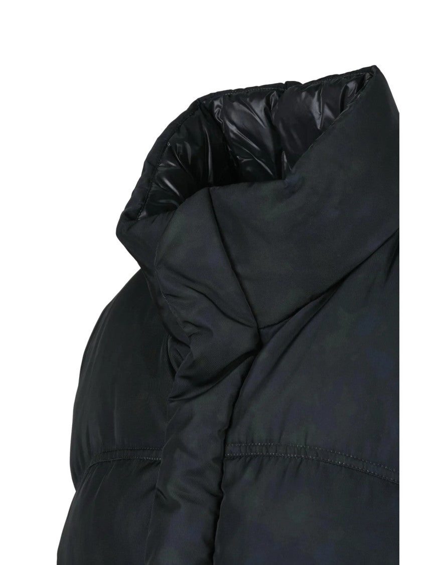 Bacon Black-Green Polyester Orange Fant Down Vest