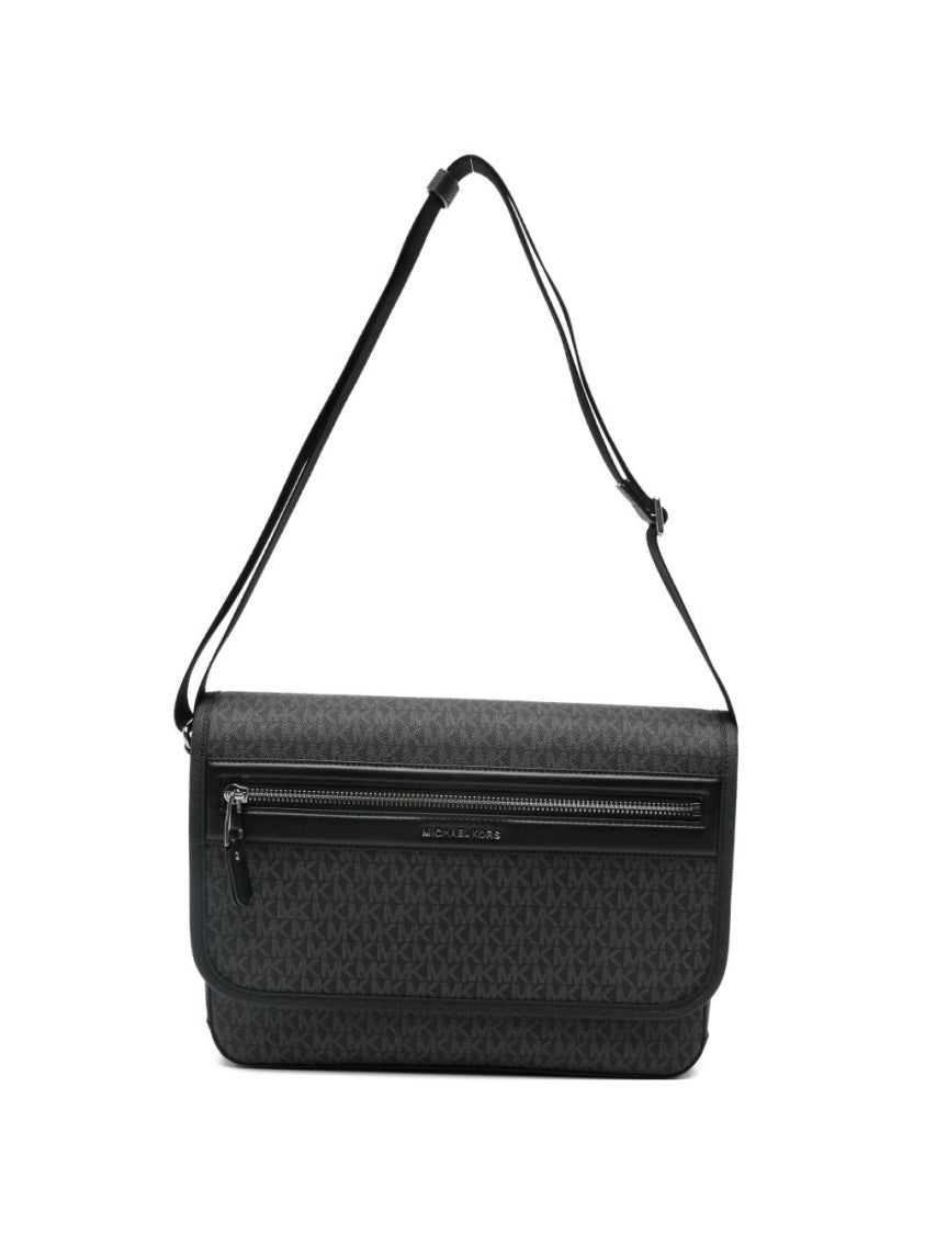 Michael Kors Logo Pattern Flap Shoulder Bag