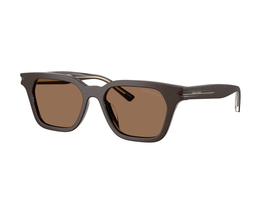 Giorgio Armani 0Ar8251u Glossy Acetate Oversized Square Sunglasses