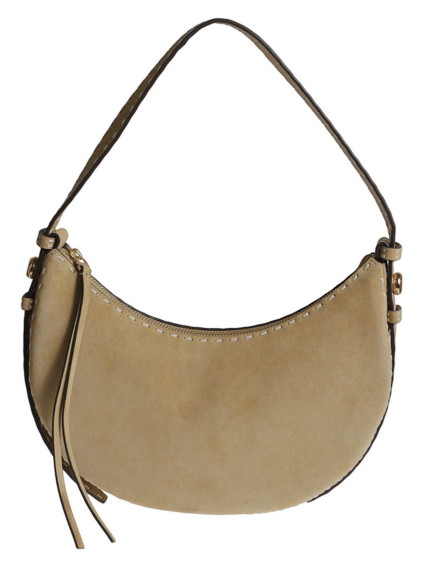 Tory Burch Natural Beige Suede Hobo Bag