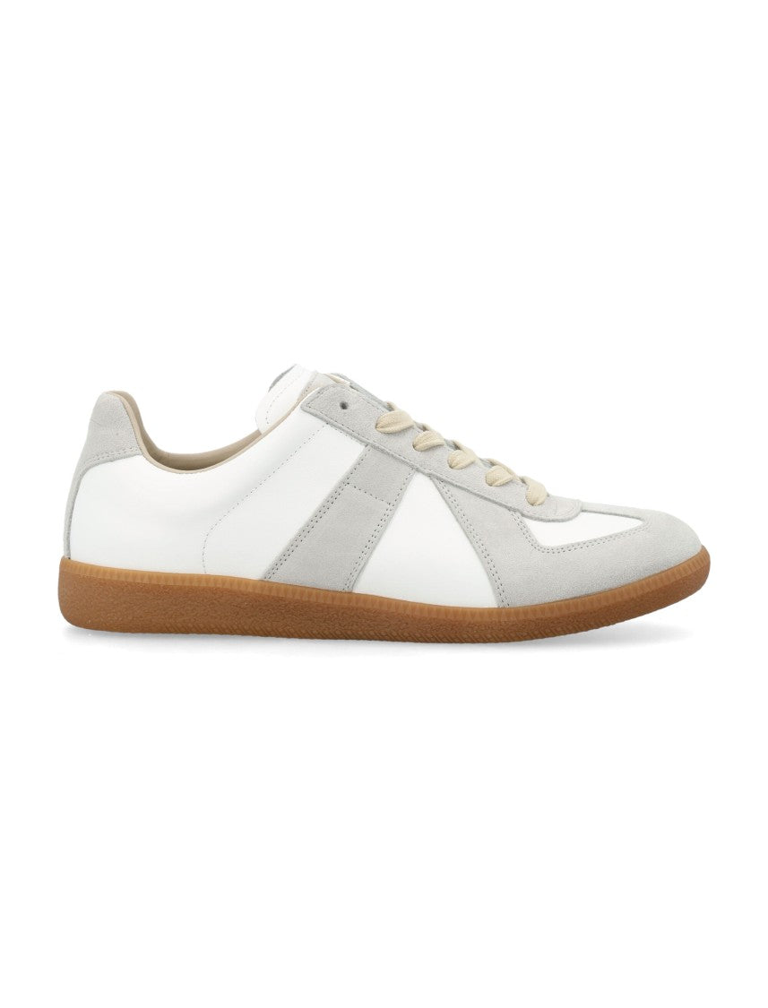 Maison Margiela Replica Low-Top Sneakers With Suede
