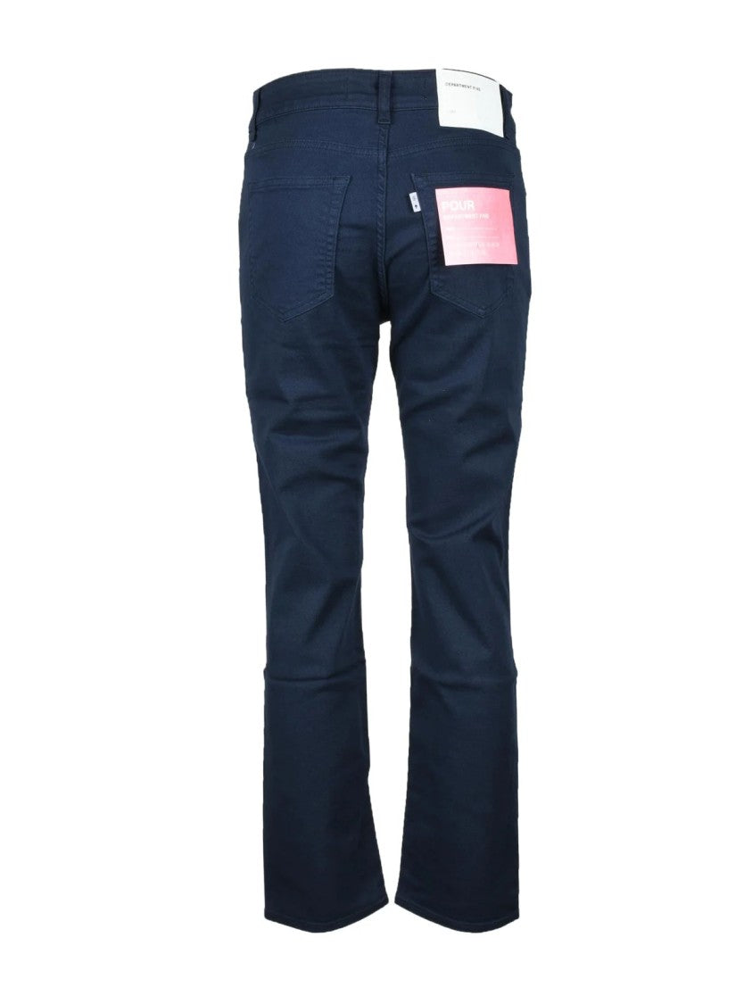 Department 5 Blue Cotton-Blend Stretch Jeans