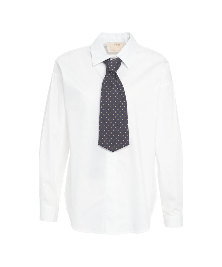Kaos Classic White Shirt With Tailored Fit