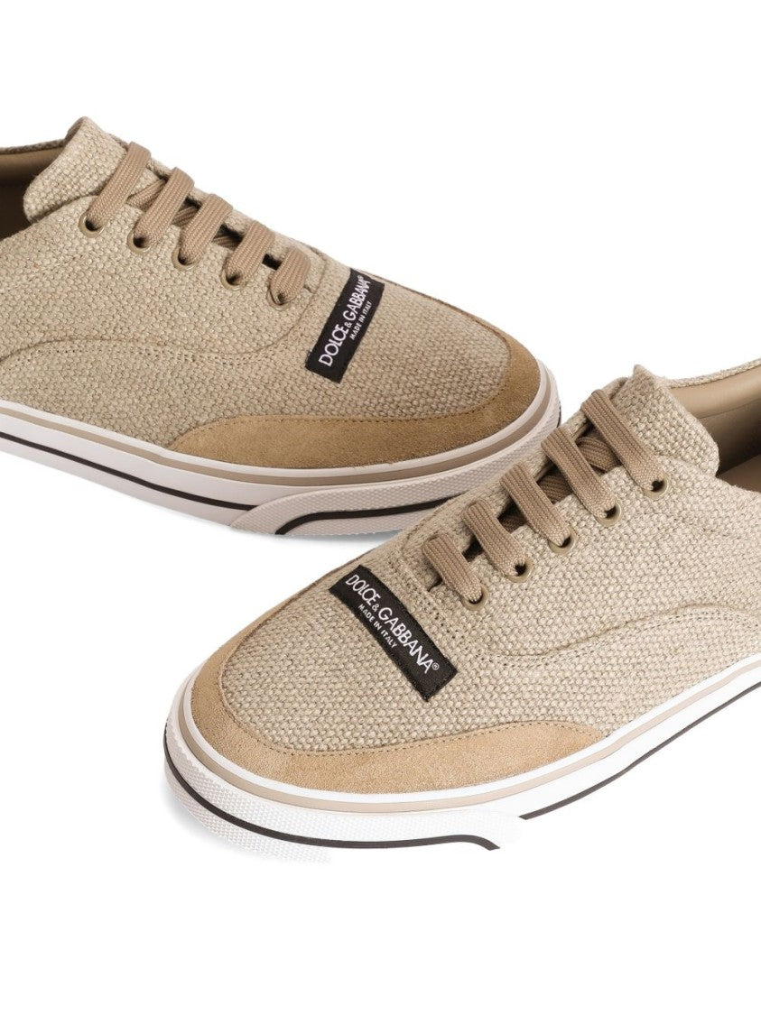 Dolce & Gabbana Grey Multi-Colored Sailing Sneakers