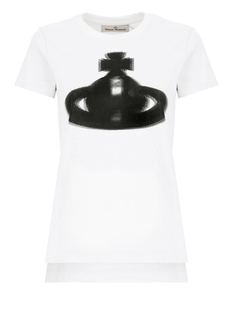Vivienne Westwood White Halftone Orb T-Shirt