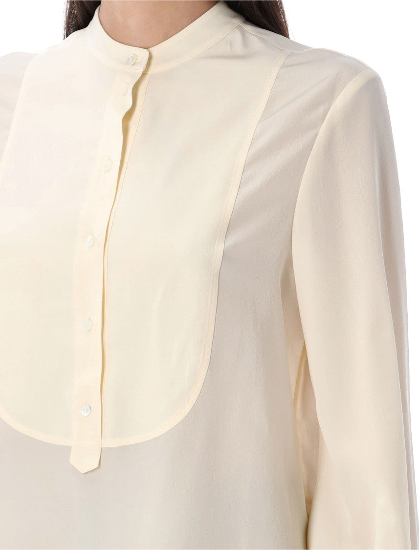 Chloé Blouse Flowing Puffed Sleeve Shirt