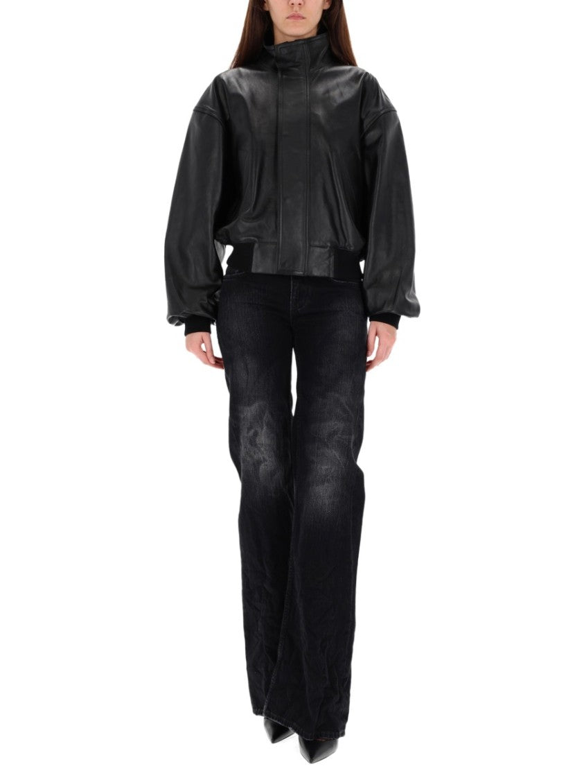 Balenciaga Cotton Flared Wide-Leg Jeans