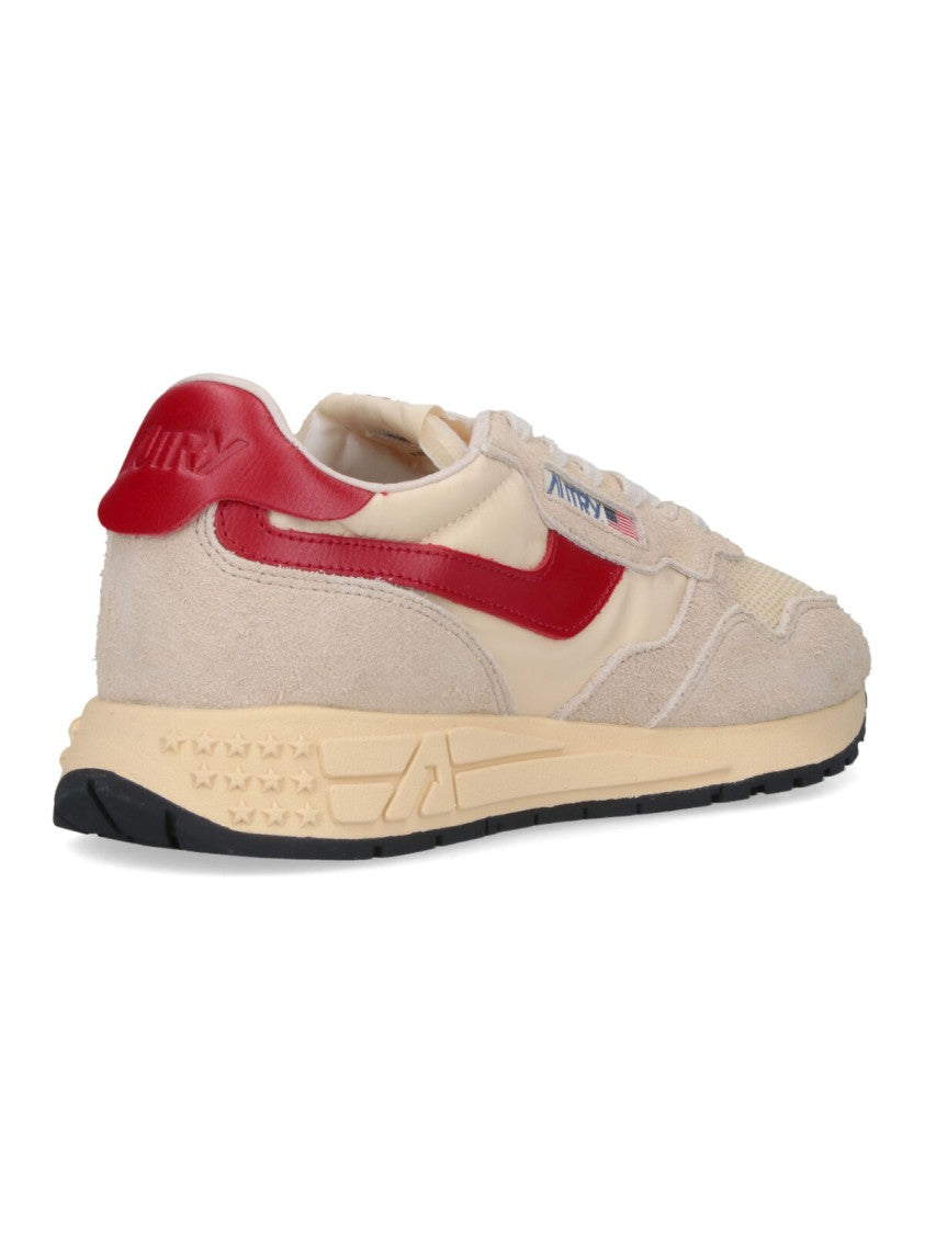 Autry Beige Low-Top Sneakers With Minimalist Design