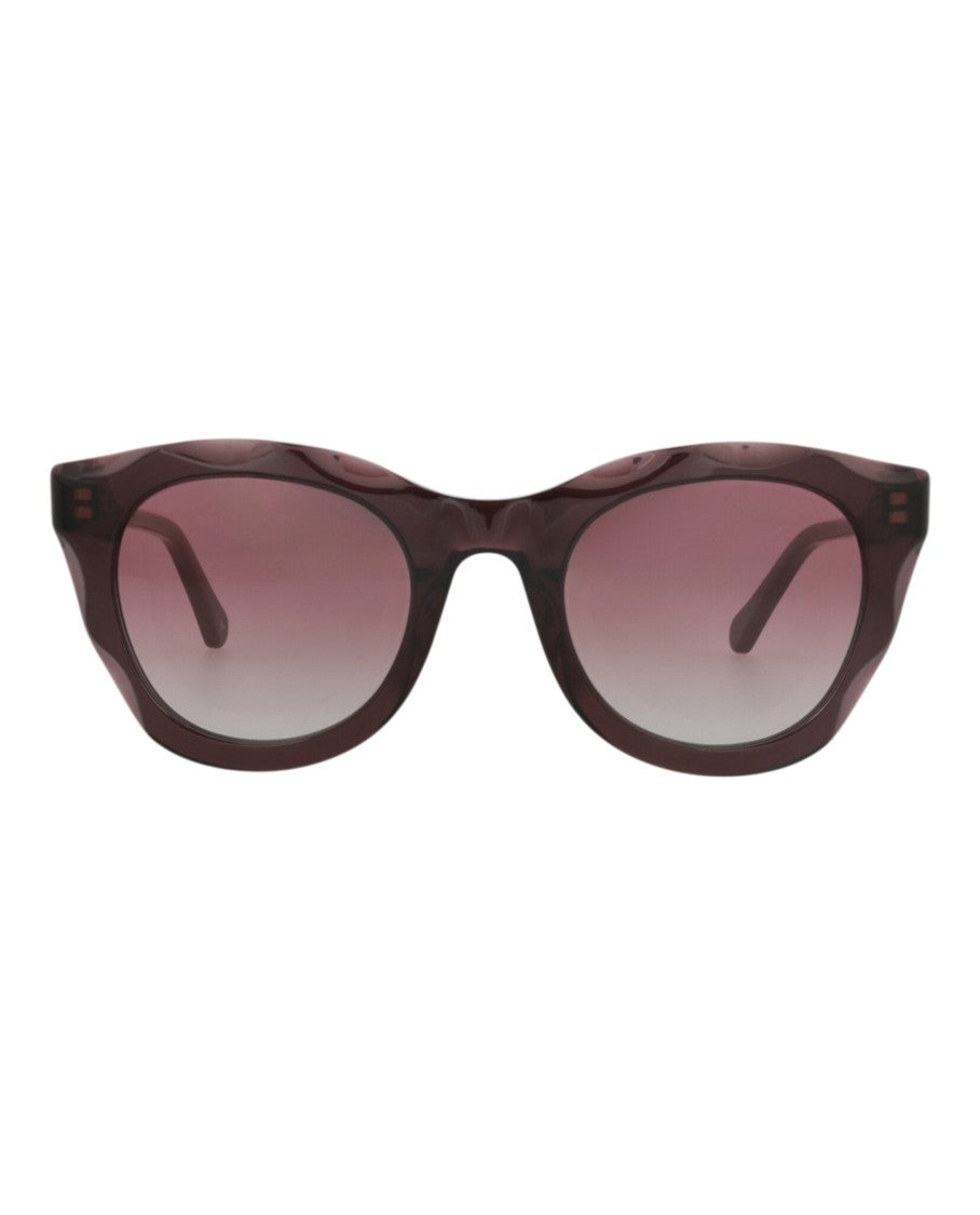 Chloé Round-Frame Recycled Acetate Sunglasses