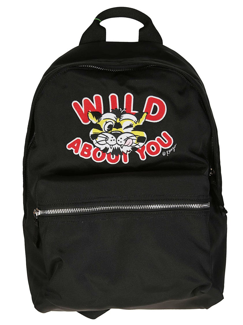 Kenzo Wild Tiger Polyester Backpack