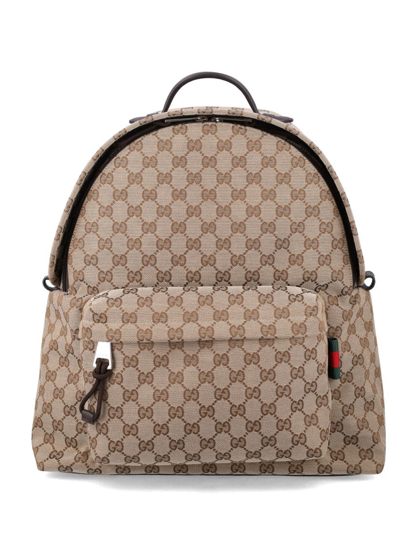 Gucci Medium Backpack In Canvas