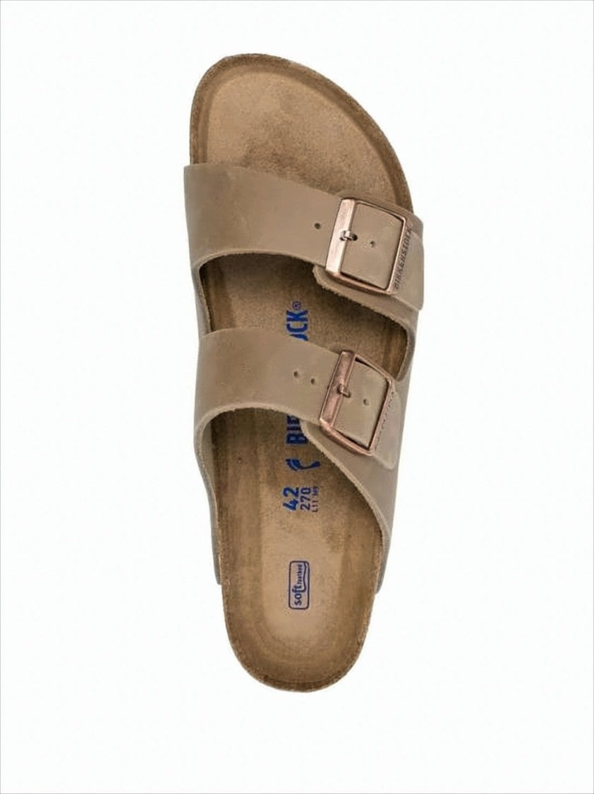 Birkenstock Double Strap Suede Sandals With Adjustable Buckles