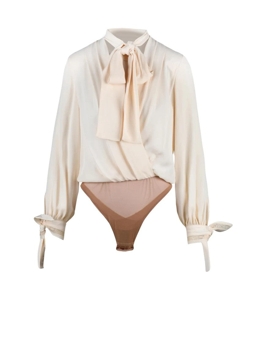 Elisabetta Franchi Butter Viscose Bodysuit