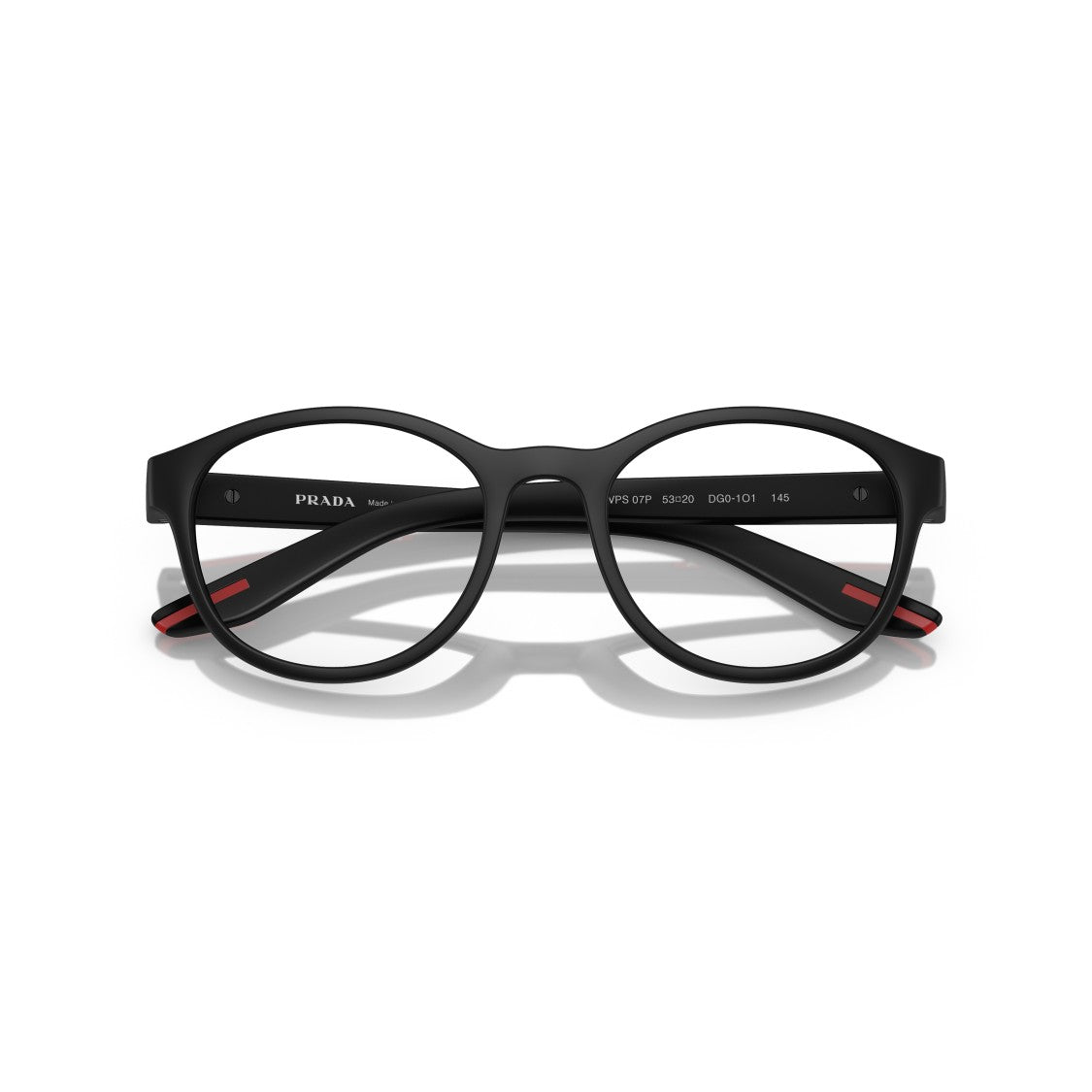 Prada Linea Rossa 0Ps 07Pv Matte Black Nylon Sunglasses