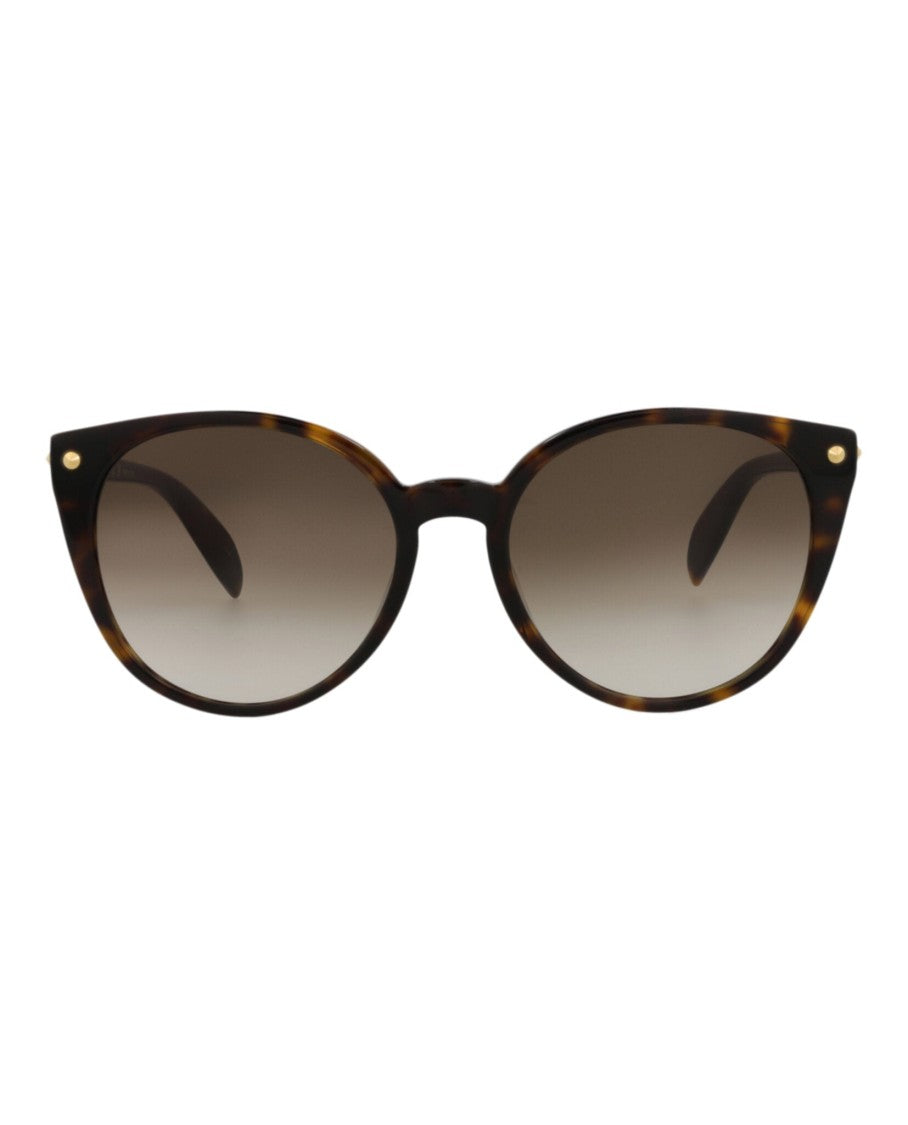 Alexander Mcqueen Round-Frame Acetate Sunglasses