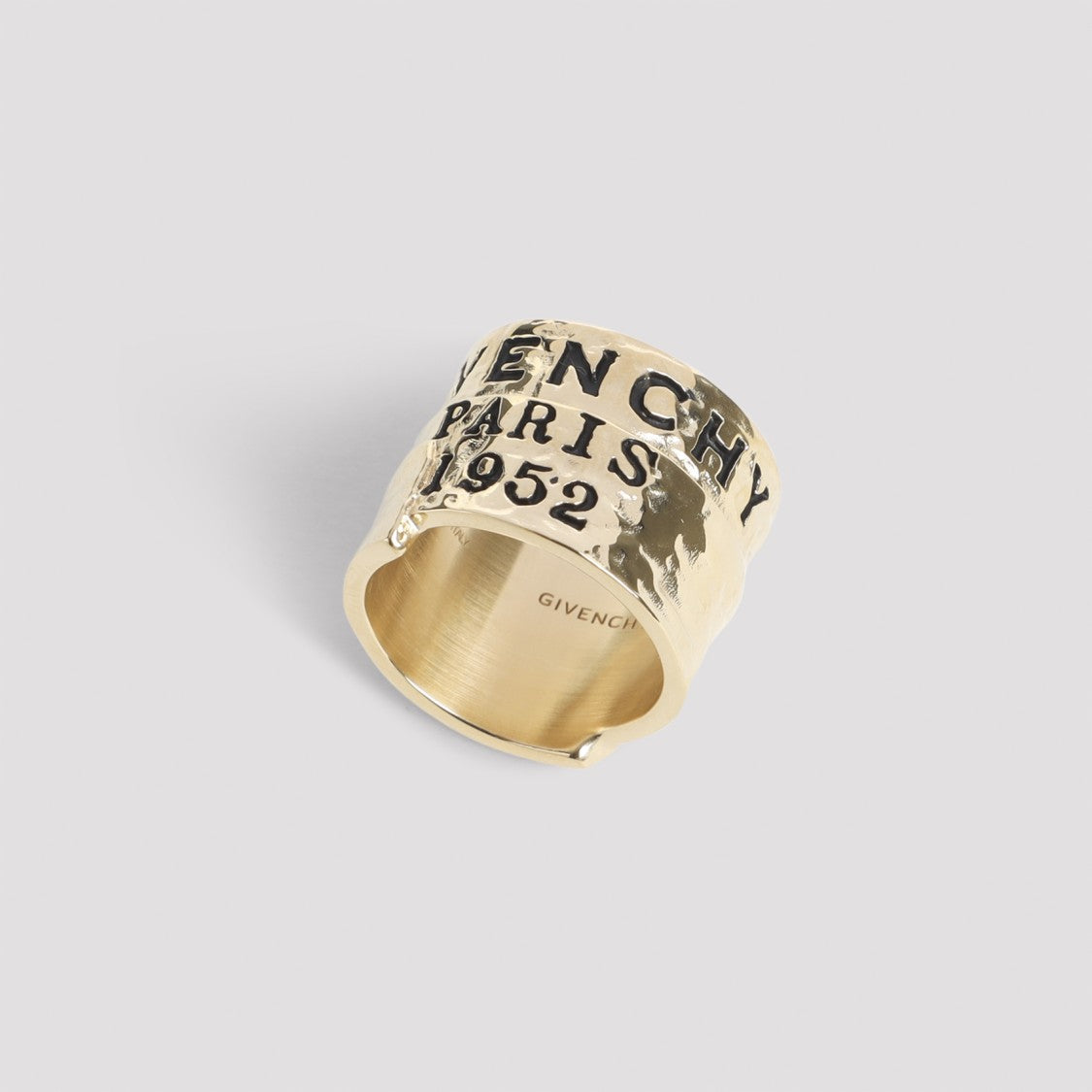 Givenchy Tape Golden Brass Ring