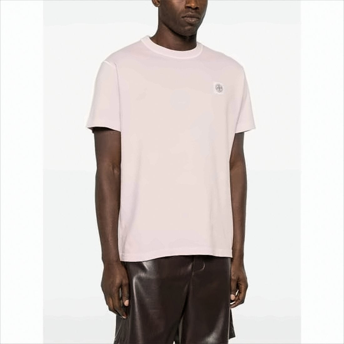 Stone Island Light Pink Short-Sleeve T-Shirt