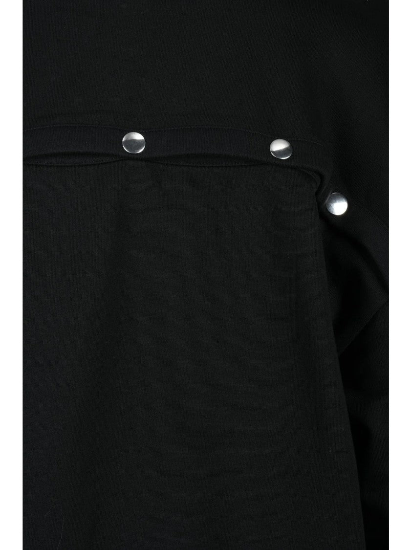 Dries Van Noten Black Oversized Cotton Sweatshirt