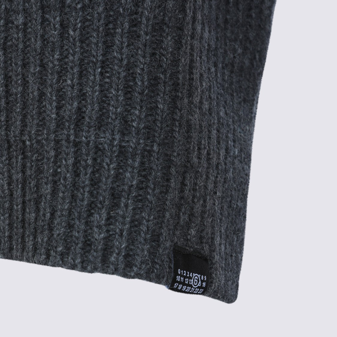 Mm6 By Maison Margiela Sleeveless Knitted Top With High Ribbed Collar And Zipper