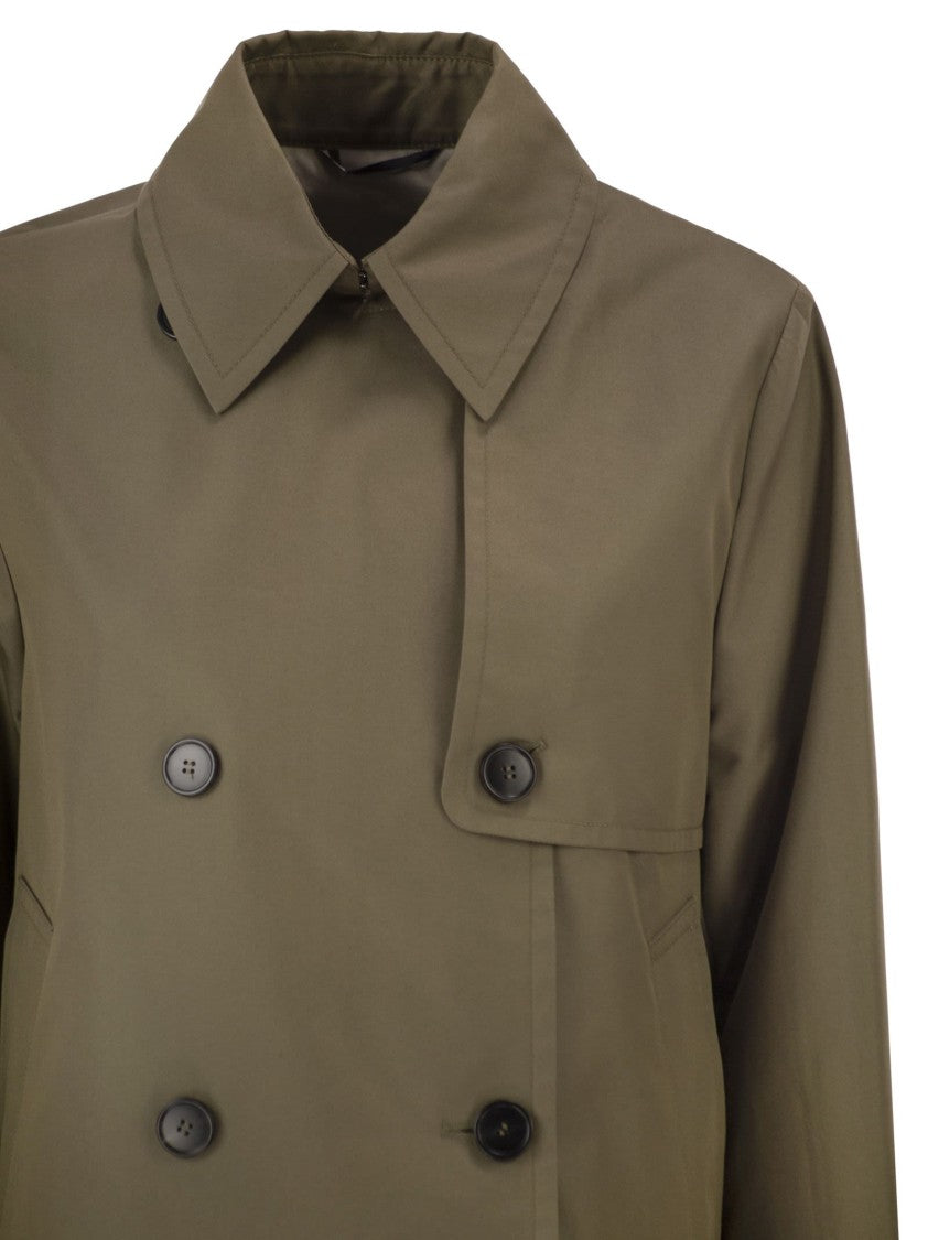 Max Mara Wkdbiglia - Water-Repellent Gabardine Trench Coat