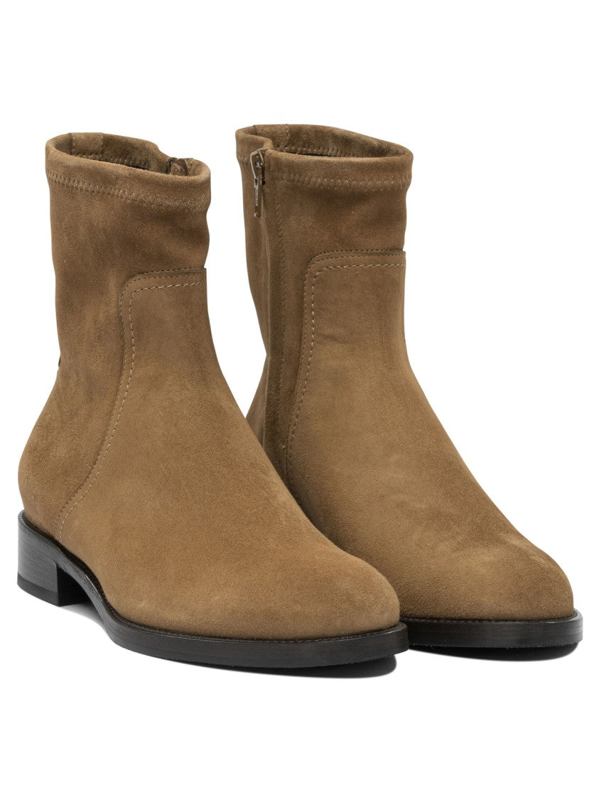 Maretto Brown Suede Ankle Boots