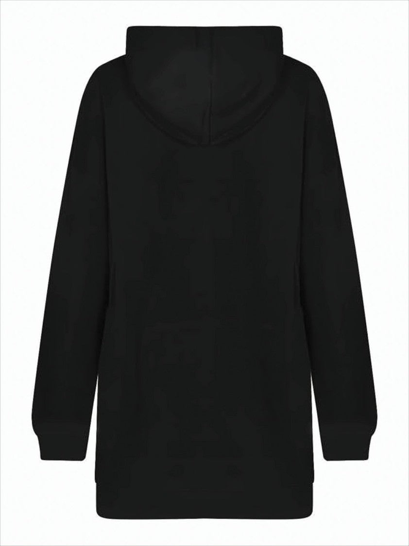 Diesel Relaxed-Fit Black Cotton Hoodie
