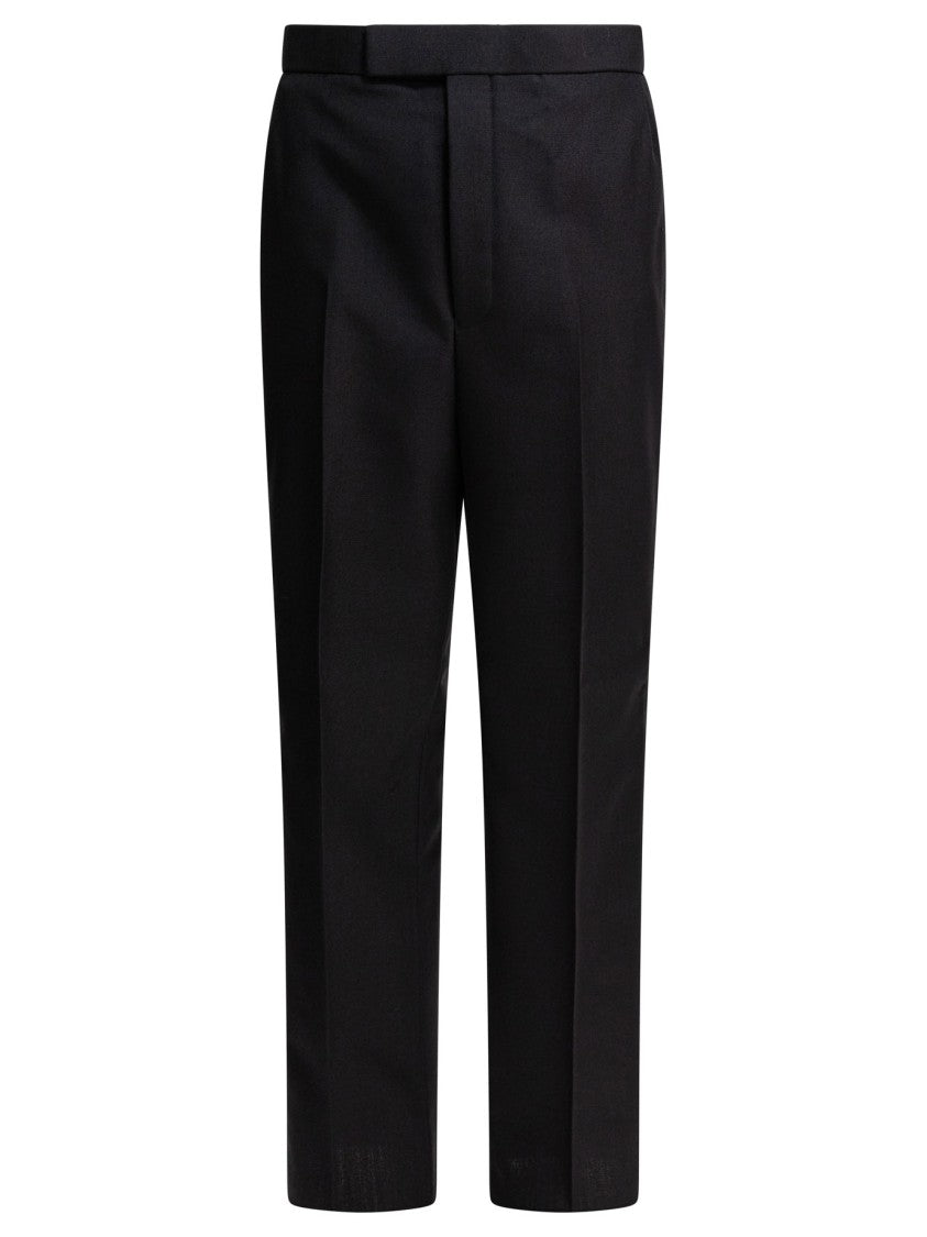 Thom Browne Straight-Leg Trousers In Wool-Mohair Blend