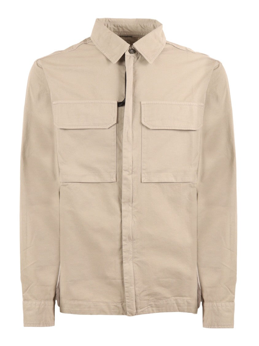 C.P. Company Beige Cotton Utility Overshirt