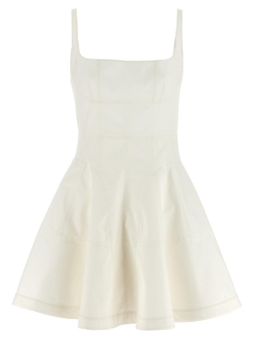 Giovanni Bedin White Poplin Mini Dress