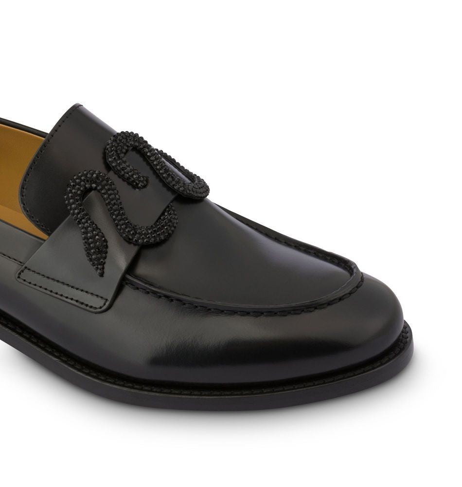 René Caovilla Morgana Black Loafer 20