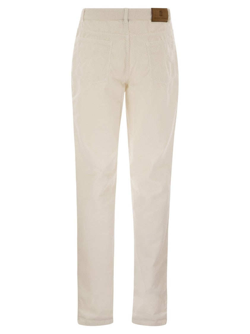 Brunello Cucinelli Five-Pocket Italian Fit Trousers