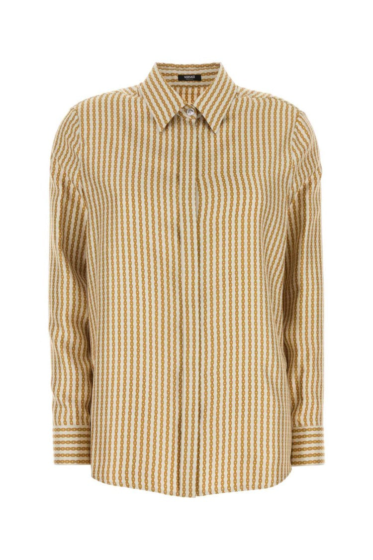 Versace Printed Silk Shirt