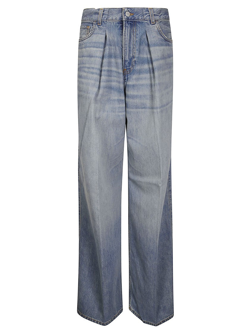 Haikure Wide-Leg Five-Pocket Jeans