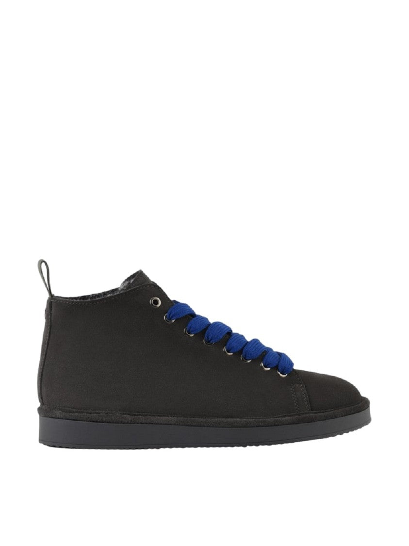 Panchic Sneakers With Leather Construction And Faux Fur Lining