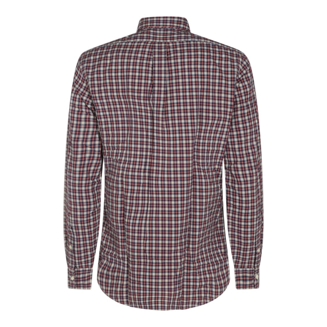 Polo Ralph Lauren Long-Sleeve Button-Up Shirt With Checkered Pattern And Embroidered Logo