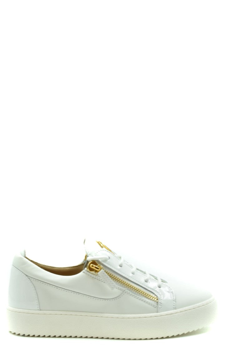 Giuseppe Zanotti White Leather Sneakers