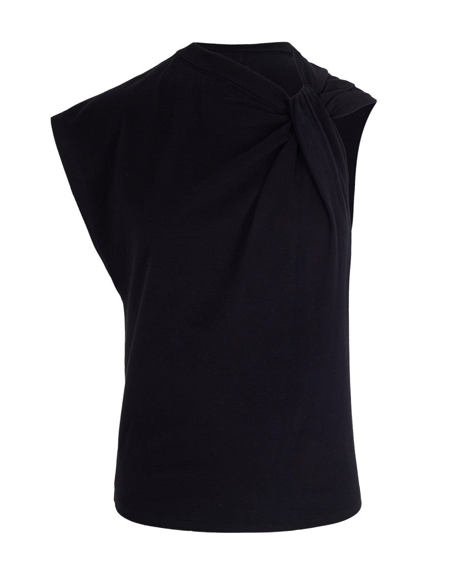 Isabel Marant Asymmetric Twist Detail T-Shirt