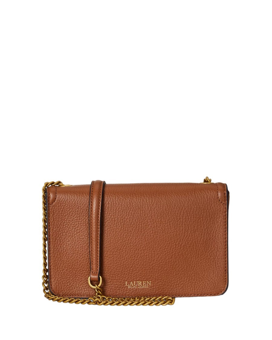 Lauren Ralph Lauren Luxe Pebble Leather Wallet On A Chain